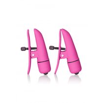 Cleme Sfarcuri cu Vibratii California Exotics "Nipplettes" - Roz - culoare si material