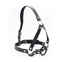 Masca Head Harness + Ring Gag [ Calus cu Inel ]#
