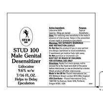 Spray pentru Intarzierea Ejacularii Stud "STUD 100" 12 ml##