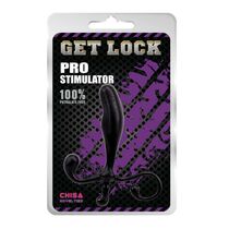 Aparat Masaj Prostata Chisa Novelties "Get Lock Pro" 12 cm Negru