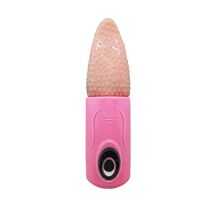 Vibrator Limba HAOOY »Tongue« 16,5 cm - Roz - detaliu design