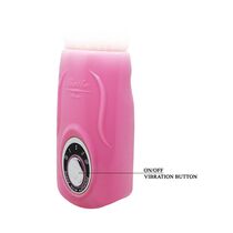 Vibrator Limba HAOOY »Tongue« 16,5 cm - Roz - vedere laterala