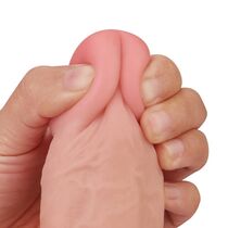 Dildo Realistic Lovetoy "Sliding Skin Dong 9" 25 cm - Natural##