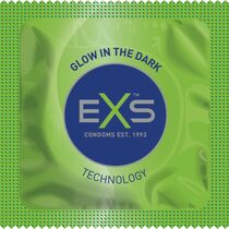 Prezervative Fluorescente EXS "Glow in the Dark" 3 Bucati##