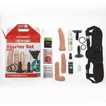 Set StrapOn Doc Johnson »Vac-U-Lock« Natural