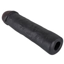 Manson Penis You2Toys "Big Penis Sleeve" 22 cm - Negru - detaliu finisaj