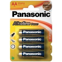 Baterii Alcaline AA Panasonic »LR6« 4 buc