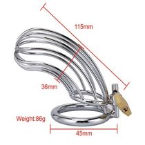 Centura De Castitate Chastity Metal - dimensiuni complete