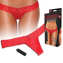Chiloti cu Vibratii Hustler »Vibrating Panties Slim« Rosu