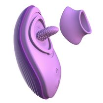 Vibrator cu Limba si Incalzire Pipedream »Fantasy for Her« 13 cm - dimensiuni complete