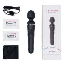 Aparat de masaj Lovense »Domi 2« 23,4 cm - Negru