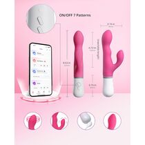 Vibrator Videochat Lovense »Nora« 20 cm - Roz