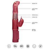 Vibrator Shots Toys »Delfin« 23 cm - Rosu