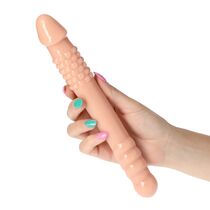 Dildo Dublu Toyz4Lovers 25,4 cm - Natural
