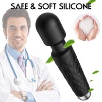 Vibrator Stimulator HAOOY »Senzual« 20 cm - Negru