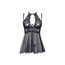 BabyDoll Beauty Night Mariana Chemise - Negru