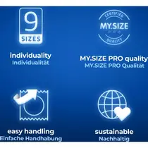 Prezervative Premium My Size "MY SIZE PRO" 53 mm - 3 Buc