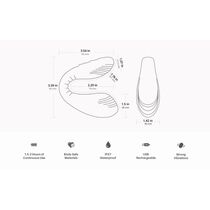 Vibrator Lovense »Dolce Quake« 19,7 cm - Roz