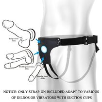 Chilot Harness Briefs  Strapsuri Ajustabile Pretty Love -  Negru