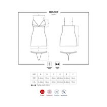 Set Camasa si Bikini  Kierra Obsessive 865-CHE -  Negru
