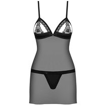 Set Camasa si Bikini  Kierra Obsessive 865-CHE -  Negru