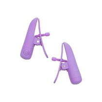 Cleme Sfarcuri cu Vibratii California Exotics "Nipplettes" - Violet##