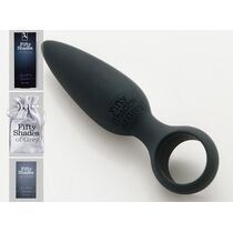 Butt Plug Anal Fifty Shades Of Grey "Something Forbidden" 10,8 cm - Negru##