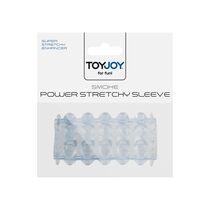 Manson Penis ToyJoy Power Stretchy Sleeve Albastru - vedere laterala