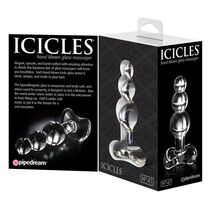 Icicles No 47 dop anal sticla transparent cutie ambalaj Pipedream
