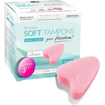 Tampoane igienice Normal Soft Tampons JoyDivision 3 bucati - pachet de testare