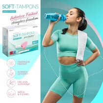 Soft Tampons Normal JoyDivision 50 buc - burete medical spuma poliuretanica
