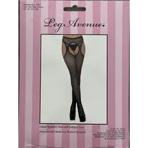 Ciorapi Fishnet Suspender Leg Avenue Negru
