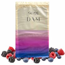 Prezervative Femei Sheer Glyde Dams "Oral Dams Wild Berry" 4 Bucati - Fructe de Padure