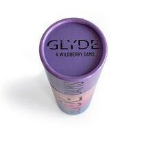 Prezervative Femei Sheer Glyde Dams "Oral Dams Wild Berry" 4 Bucati - Fructe de Padure