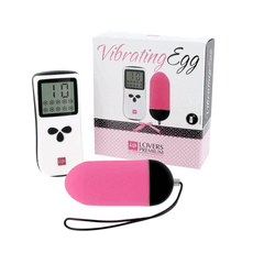 Ou Vibrator Lovers Premium »Vibrating Egg« 8 cm - Roz
