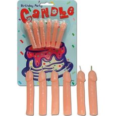 Set Lumanari Ceara Erotica "Candles Penis" 7 cm - Natural