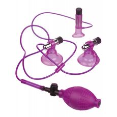Pompa cu Vacuum Fetish Fantasy Series »Vibrating Triple Sucker« Violet