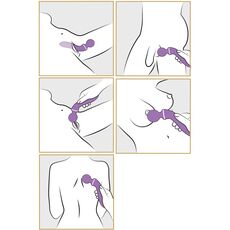 Aparat de masaj Duo Wand, &raquo;Fantasy For Her&laquo; 10 Viteze - Violet