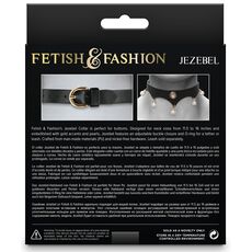 Guler BDSM NS Novelties Fetish & Fashion Jezebel, negru- cutie spate