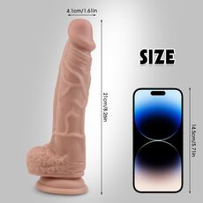 Dildo Chisa Novelties "Fashion Dude" dimensiuni 21,6 cm