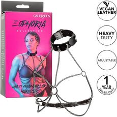 Harnasament cu Guler si Lant CalExotics- cutie detalii