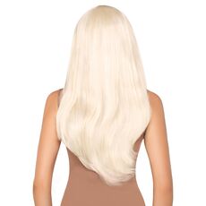 Peruca blonda par lung drept, Leg Avenue, 63 cm- vedere spate