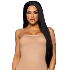 Peruca bruneta dreapta cu despartire centrala, Leg Avenue, 84 cm