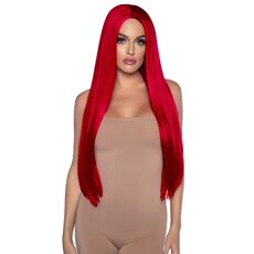 Peruca roscata dreapta cu despartire centrala, Leg Avenue, 84 cm