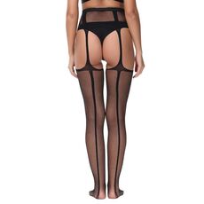 Dres model portjartier cu bretele si sireturi Lace by LJ, negru-vedere spate