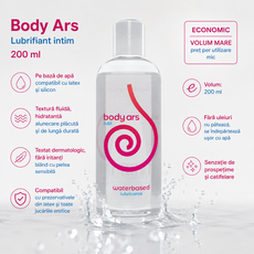 Lubrifiant Body Ars pe baza de apa- 200 ml - fara parfum