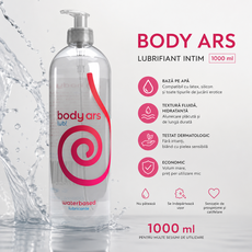 Lubrifiant Intim Body Ars 1000 ml - pe baza de polimeri celulozici