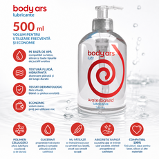 Lubrifiant Intim Body Ars 500 ml - cu polimeri celulozici