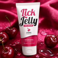 Lubrifiant Lick Jelly aroma Cirese, 50 ml- Textura fina