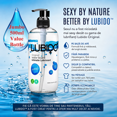 Lubrifiant Intim Lubido 500 ml - pe baza de apa